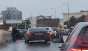 Collision de plusieurs voitures au niveau de la cité de la Culture de Tunis