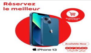 Le nouveau iPhone 13 en précommande chez Ooredoo