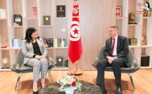 Tunisie : Abir Moussi s’entretient avec Peter Prügel