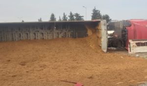 Tunisie : Un accident d’un camion provoque des kilomètres d’embouteillage