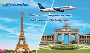 NOUVELAIR ÉTOFFE SON OFFRE ESTIVALE AVEC PLUS DE 80 VOLS HEBDOMADAIRES VERS LA FRANCE ET LA BELGIQUE
