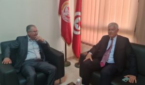 Tunisie : Noureddine Tabboubi s’entretient avec André Parant
