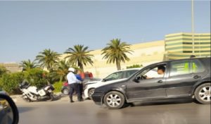Tunisie : embouteillage près de la Cité de la Culture