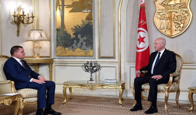 Tunisie: Kaïs Saïed reçoit le chef du gouvernement d’union nationale libyen
