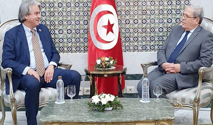 Jerandi discute avec un responsable onusien des droits de l’Homme en Tunisie