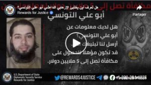 USA : Récompense de 5 millions de dollars pour la tête d’un terroriste tunisien (Vidéo)