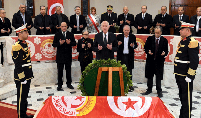 Kaies Saied préside la cérémonie de commémoration de l’assassinat du leader syndical Farhat Hached