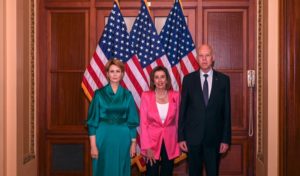 USA : Le couple présidentiel tunisien reçu par Nancy Pelosi
