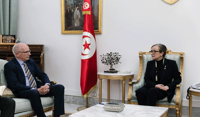 Najla Bouden reçoit l’ambassadeur de l’UE à Tunis