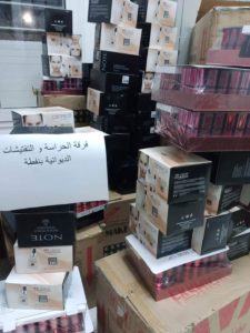 Nefta : Saisie d’une quantité importante de produits cosmétiques de contrebande