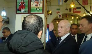 Kais Saied s’est rendu à Bab Souika (vidéo)