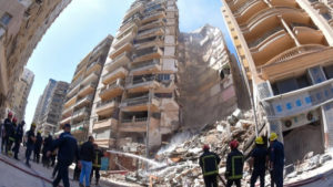 Egypte : Effondrement d’un immeuble à Alexandrie
