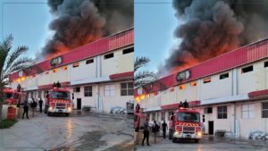 Ksar Helal : L’incendie dans une usine de meubles maîtrisé