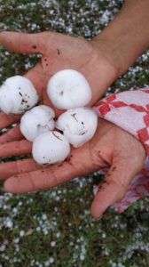 Gafsa frappée par une intense tempête de grêle