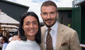 Ons Jabeur rencontre David Beckham lors du tournoi de Wimbledon (Photos)