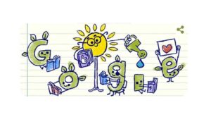 Google doodle célèbre la fête des professeurs
