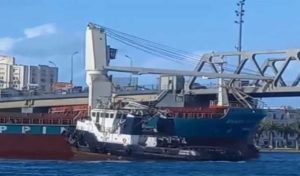 Mesures d’urgence suite à la collision du navire EKMEN SKY avec le pont mobile à Bizerte
