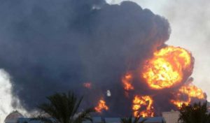 Libye: incendie dans des entrepôts au sud de la capitale