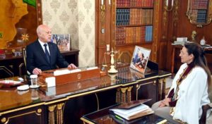 Kaïs Saïed reçoit la présidente de la commission de la réconciliation pénale