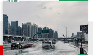Tempête “exceptionnelle” à Dubaï : tous les vols détournés, écoles fermées, télétravail prolongé ! (Vidéos)