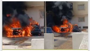 Deux voitures détruites par un incendie à Nabeul