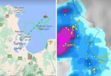 Orages violents à Tunis : plusieurs avions incapables d’atterrir à l’aéroport de Carthage