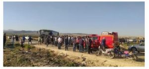 Kef : 45 élèves blessés dans un grave accident entre un camion et un bus scolaire