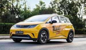 Le premier Taxi 100% électrique en Tunisie, est un BYD !