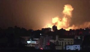 Explosions et raids intensifiés des forces d’occupation à Gaza