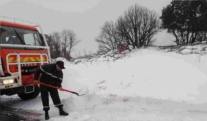 Béja : Déneigement sur 3 km de la route nationale n°11