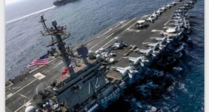 La porte-avions américaine USS Harry Truman arrive au Moyen-Orient