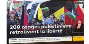 Suspension d’un journaliste de Franceinfo après avoir qualifié les Palestiniens d’« otages »