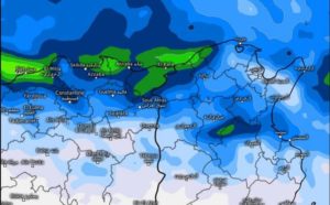 Un froid intense et des averses modérées attendus les 12 et 13 février 2025