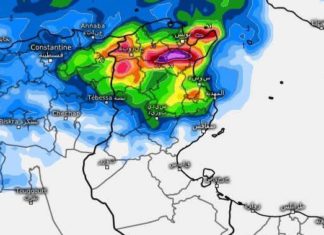 Tunisie : fortes pluies attendues lundi 22 septembre 2025, risque d’inondations au nord