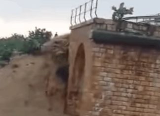 Kasserine : effondrement partiel d’un pont ferroviaire après de fortes pluies