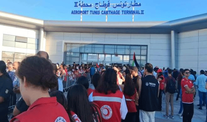 Tunisie: Arrivée des 15 derniers tunisiens participant à la Global Sumud Flotilla