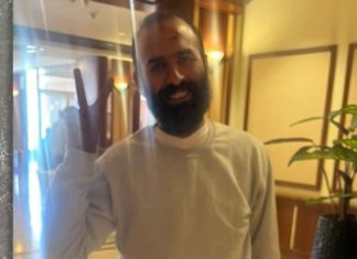 Ali Knis, militant tunisien du Flottille Al-Soumoud, libéré et en route vers la Tunisie