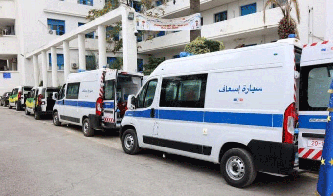 Essaha Aziza : l’UE offre 47 ambulances à la Tunisie