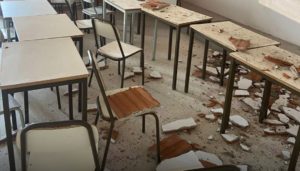 Fernana : des élèves blessés après l’effondrement du plafond d’une salle de classe