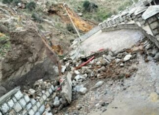 Un glissement de terrain à Tabarka